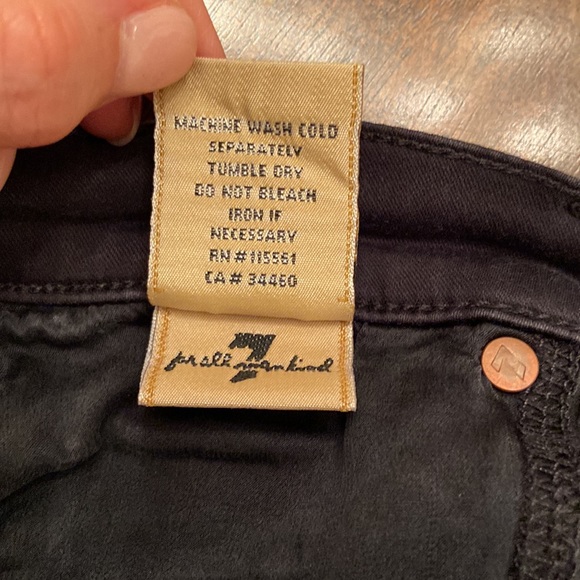 7 For All Mankind - size 25 - black - Picture 9 of 10